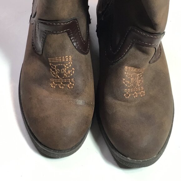 Disney Pixar Toy Story Woody & Bullseye Toddler Boys Size 11 Brown Cowboy Boots - Picture 5 of 9